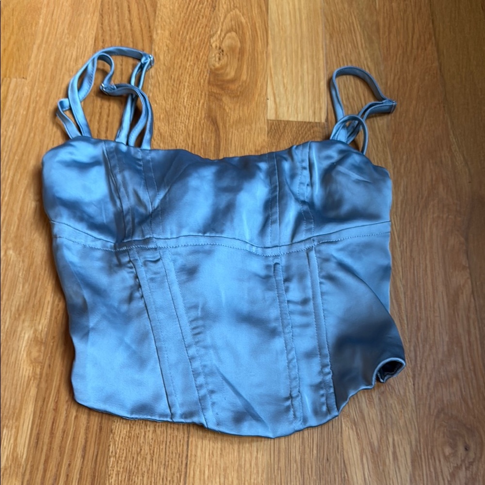 Princess Polly Electric Blue Bustier Camisole